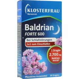 Klosterfrau Valerian forte 600 Nervenruh, 30 pcs